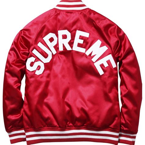 replica supreme satin jacket|real supreme shirt stitching.